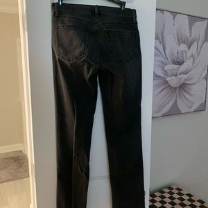 Gap black straight leg jeans size 29